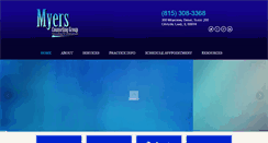 Desktop Screenshot of myerscounseling.com